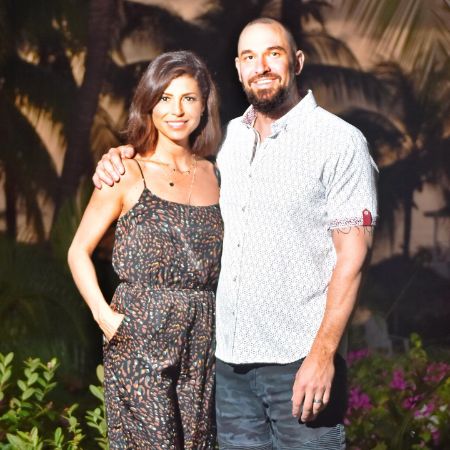 Ryan Wickel and his wife, Cindy Sampson, took a picture on their vacation in 2020.
